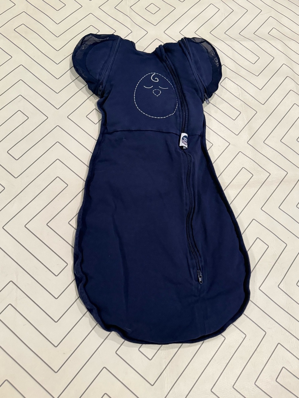 Nested Bean Navy Zen One Swaddle